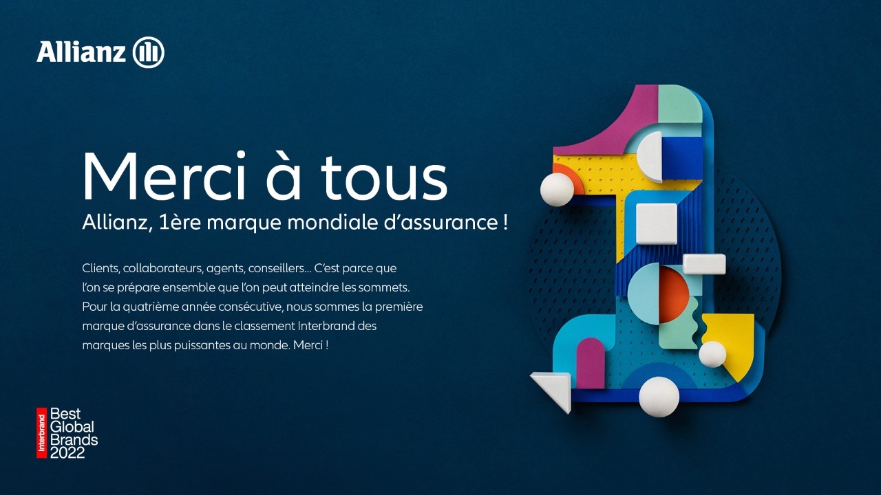 Allianz, marque d'assurance #1 à l’échelle mondiale pour la 4ème année consécutive