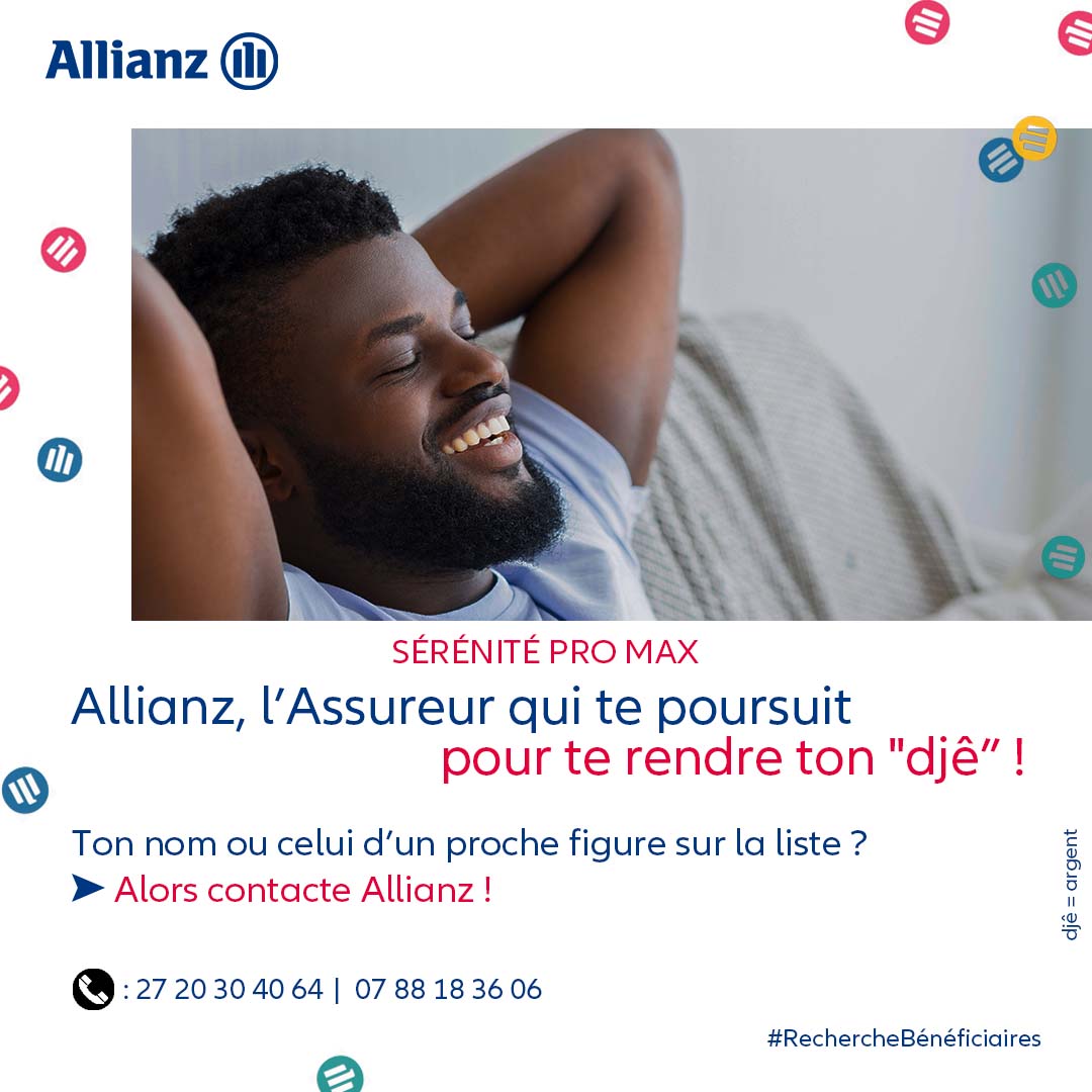 Allianz Côte d'Ivoire : recherche des bénéficiaires